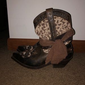 Leopard Cowboy Boots